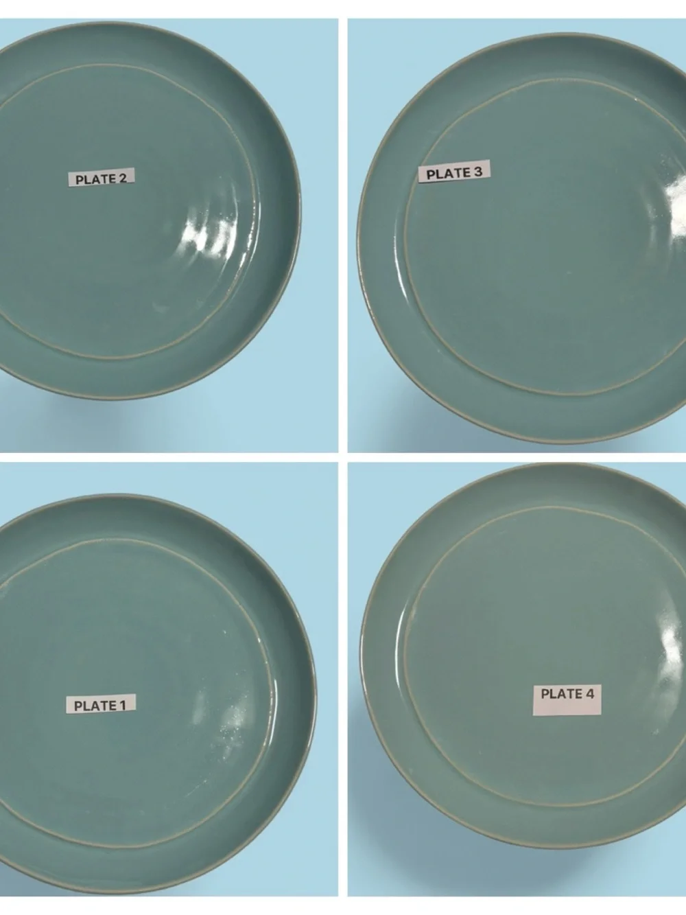 Ceramisia Set Of 4 Plates & 4 Bowls Made In Italy